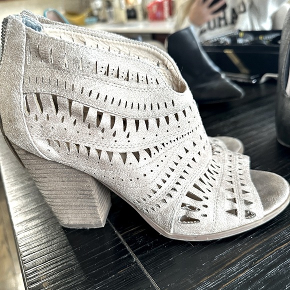 Not Rated open toe ankle booties - Picture 1 of 5